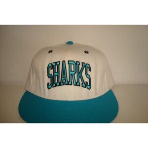 SAN JOSE SHARKS PRO LINE    FITTED SZ 7  DEADSTOCK HAT CAP VINTAGE A1